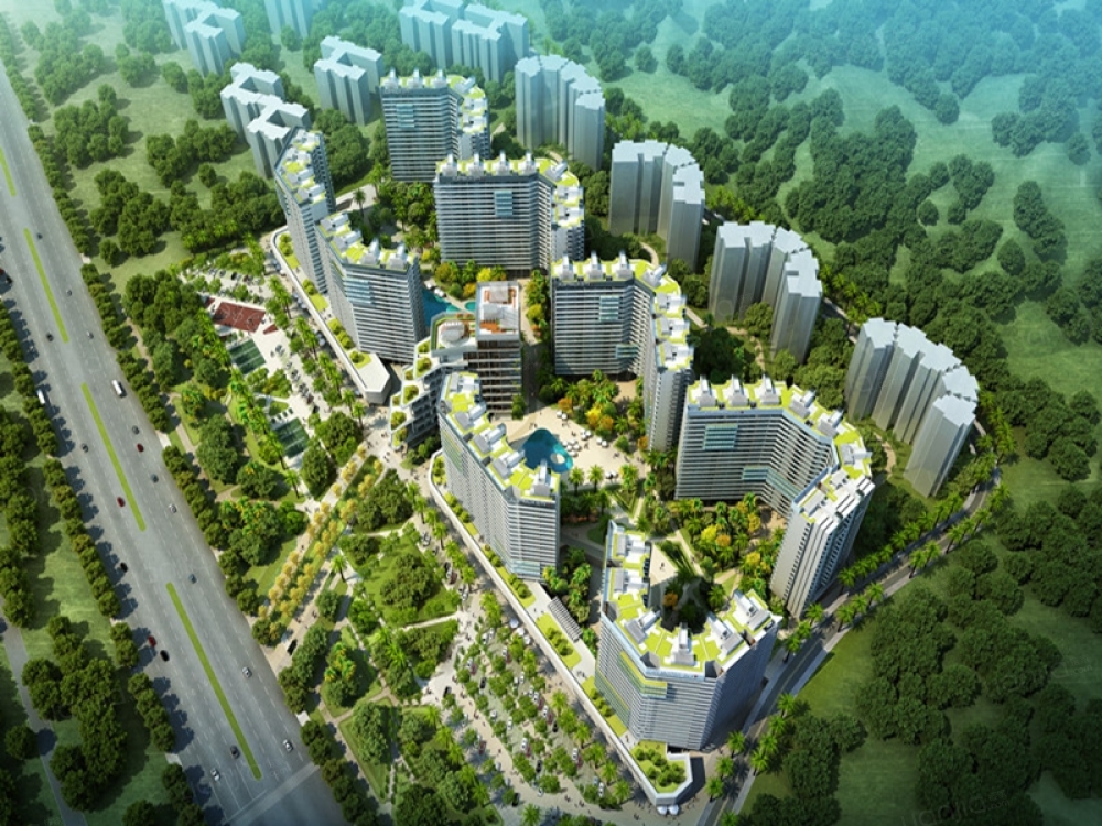 悦山湖效果图