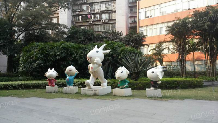 广州美术学院宿舍外景图