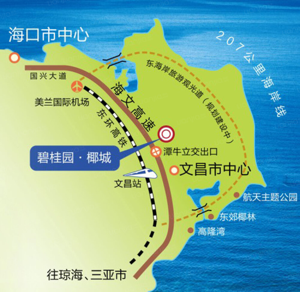 碧桂园椰城区位