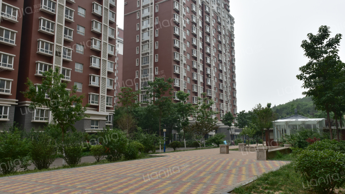 蓝天绿园外景图