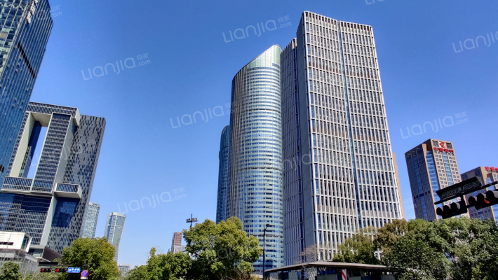 浙江财富金融中心外景图