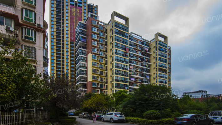 汉口西园外景图