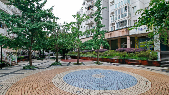 广厦城湖水岸外景图