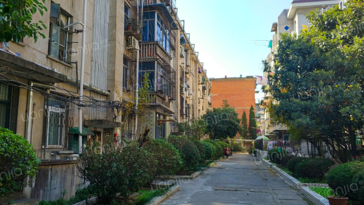 安徽日报社宿舍大院外景图