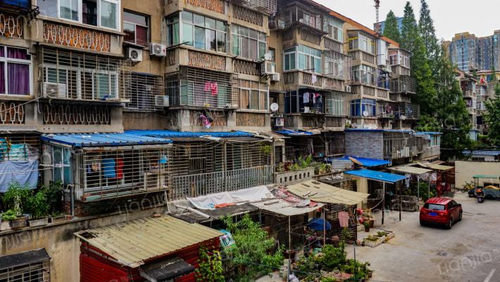 刘埂社区毛纺新院外景图