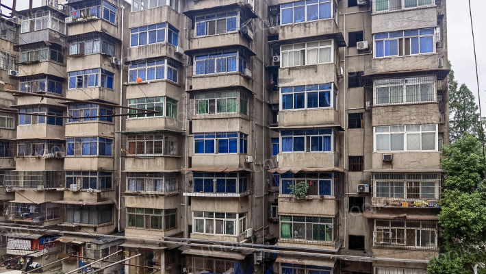 省建五公司小区外景图