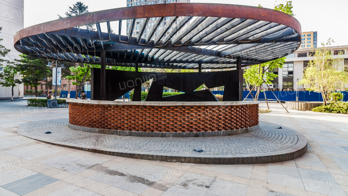 万科蓝山A区外景图