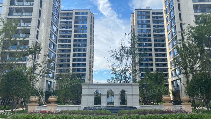 泉源竹湖庭院外景图