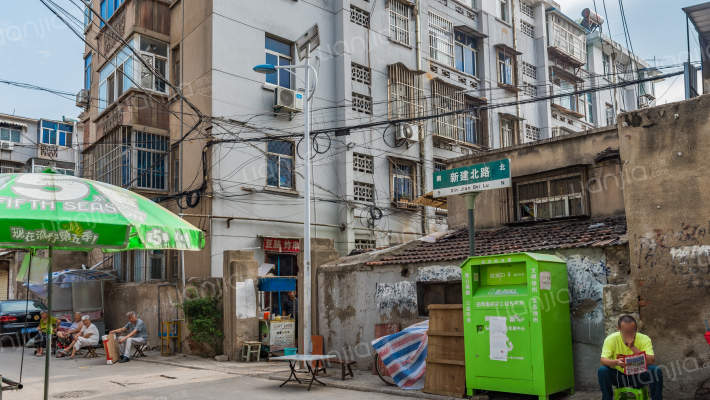 新建北村外景图