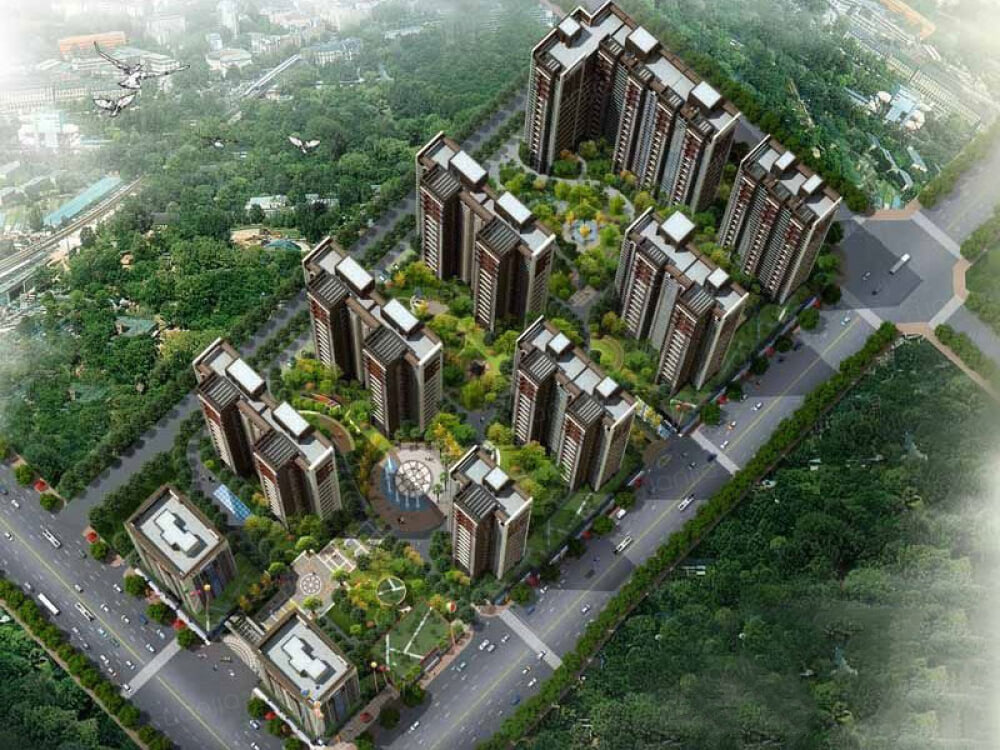 宏府麒麟山图片_宏府麒麟山实景图(西安链家新房)