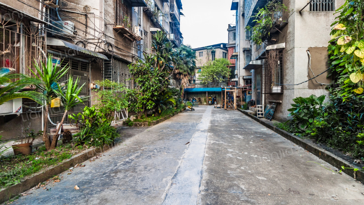 广电宿舍区外景图