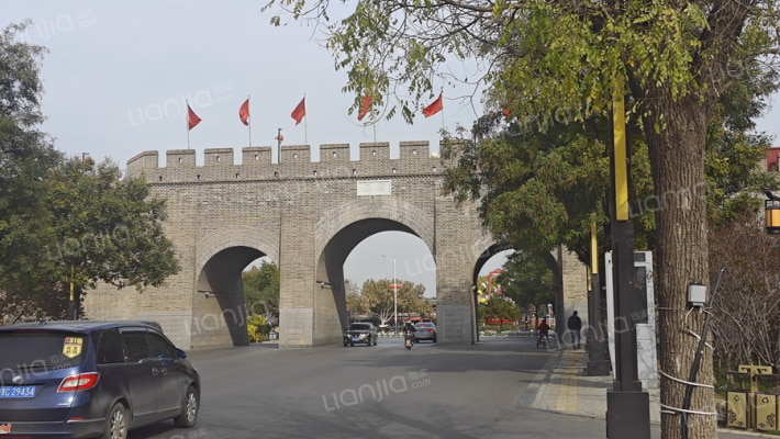建筑公司家属楼外景图