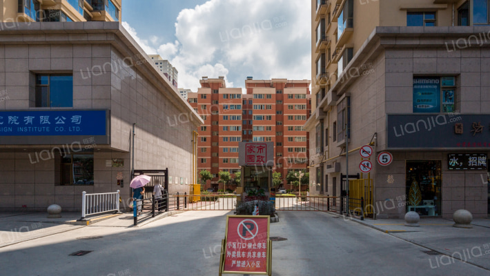 中国市政西北设计住宅楼外景图