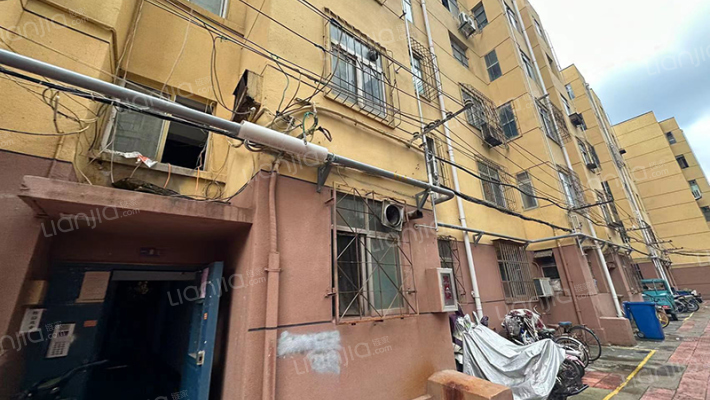 造纸厂宿舍南院外景图