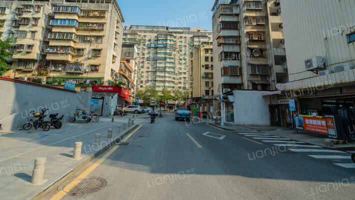 纺织厂宿舍小区外景图