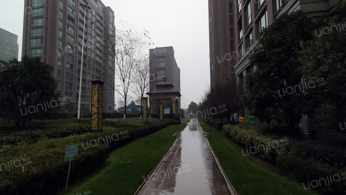 美好桂花溪园外景图