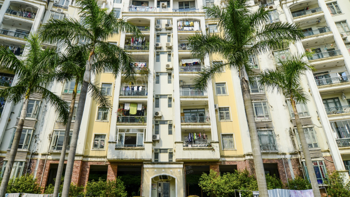 港湾生活小区外景图