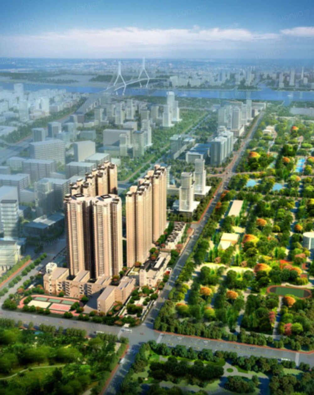 华发中央公园图片_华发中央公园实景图(广州链家新房)