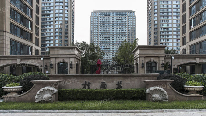 南湖春晓桂雨苑外景图