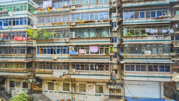 民航小区外景图