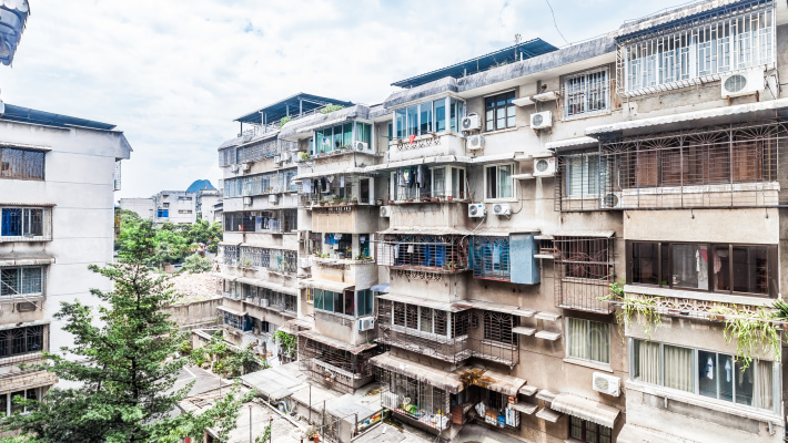 市直机关三多路11号宿舍区外景图