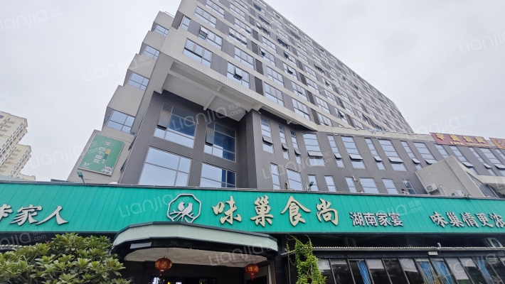 松湖玉兰小城外景图