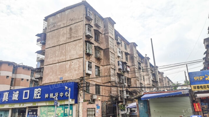 南铁北一区大板楼小区外景图