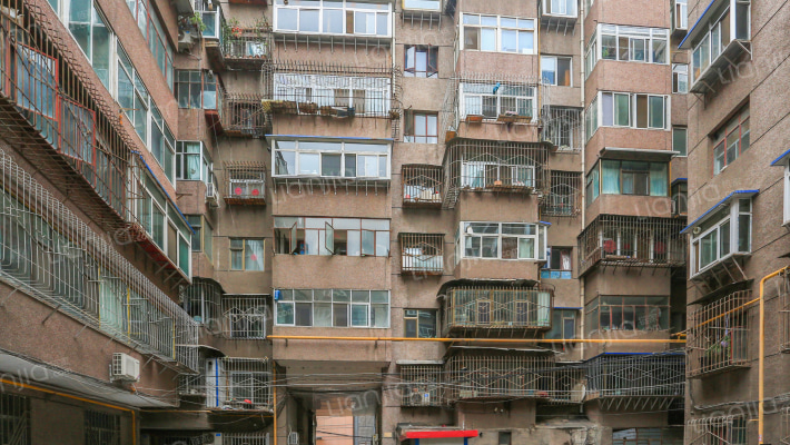 兰州军区颜家沟物业小区外景图