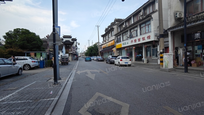 渡桥村晨光（2）殿泾港外景图