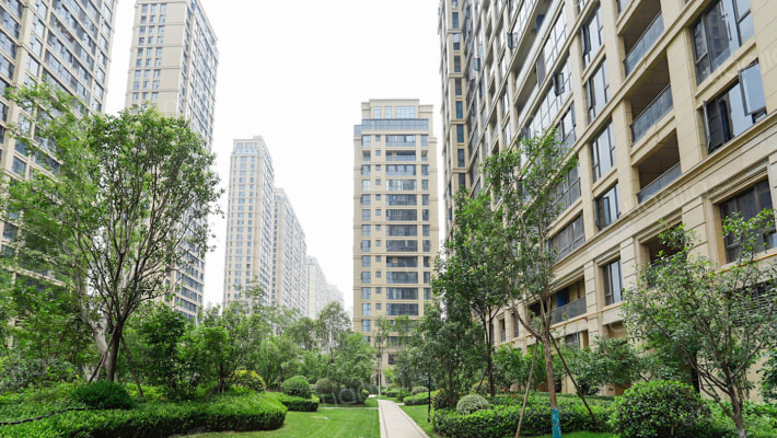 城开绿城绿园外景图