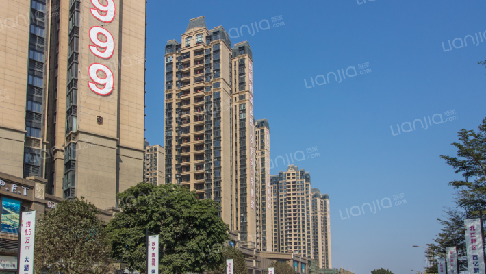 恒大郦湖城外景图