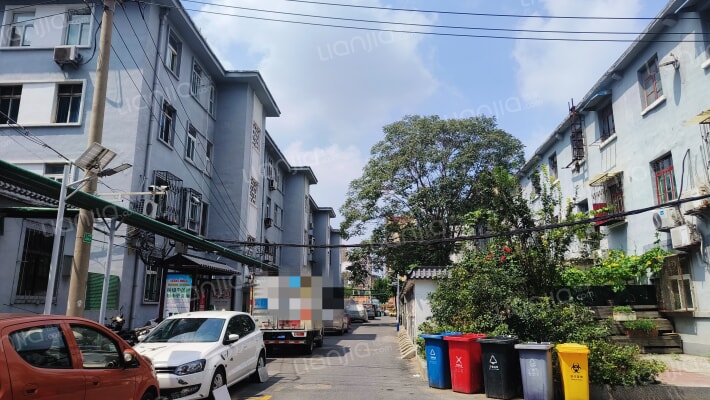 化工社区磷肥厂家属院外景图