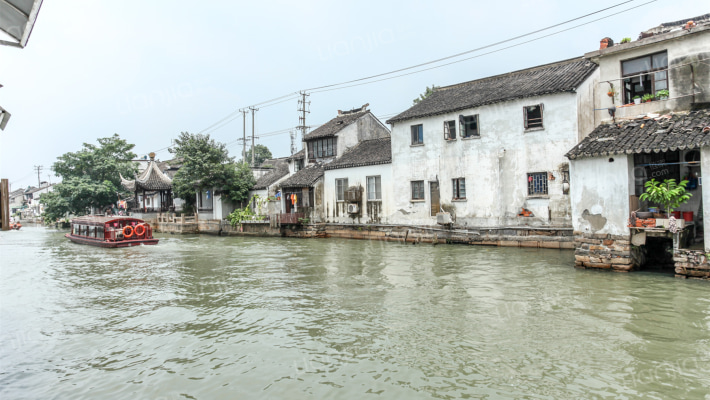 莲花坊沿河（三弄）外景图