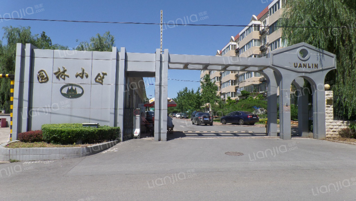 园林小区外景图