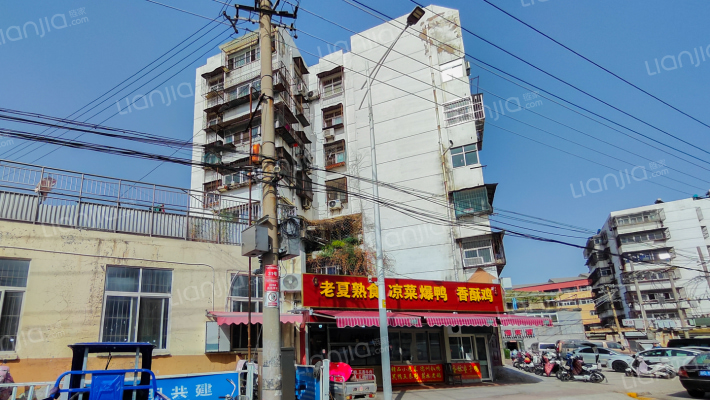 黄山新村农贸市场点式楼外景图