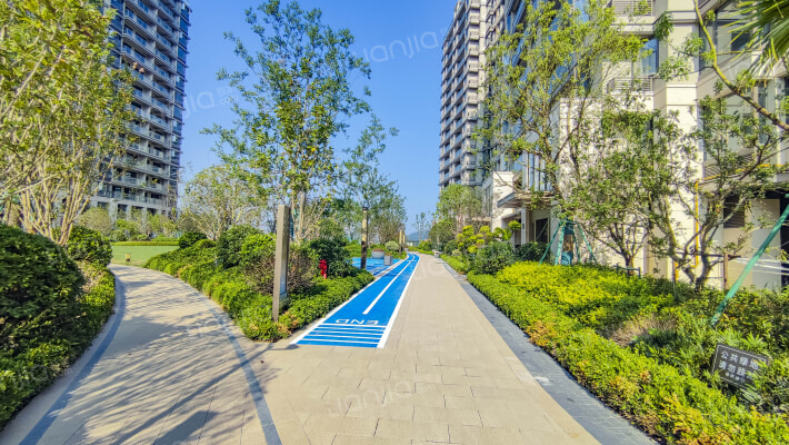 新湖曦湾春晓外景图