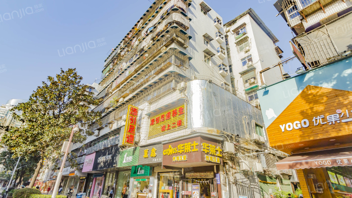 万松园路外景图