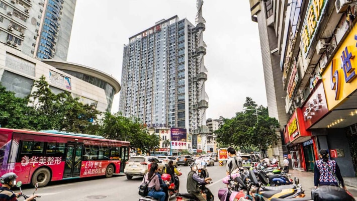 南宁澳门街外景图