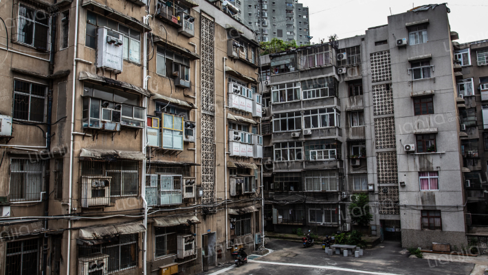 襄州供电公司职工生活区外景图