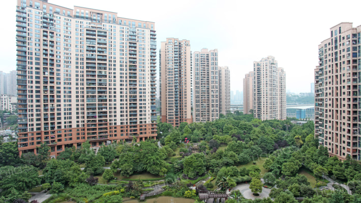 招商江湾城外景图