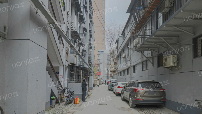 元件厂宿舍小区外景图