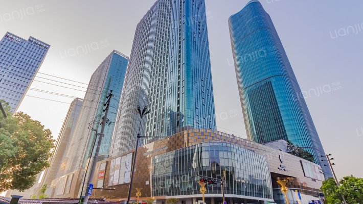 义乌国际商贸城金融商务区外景图