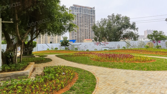 中安止泊园南园外景图