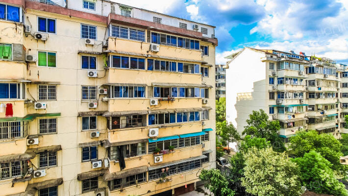 交警大队住宅楼外景图