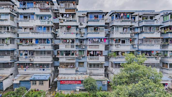 上陡门住宅区十组团外景图