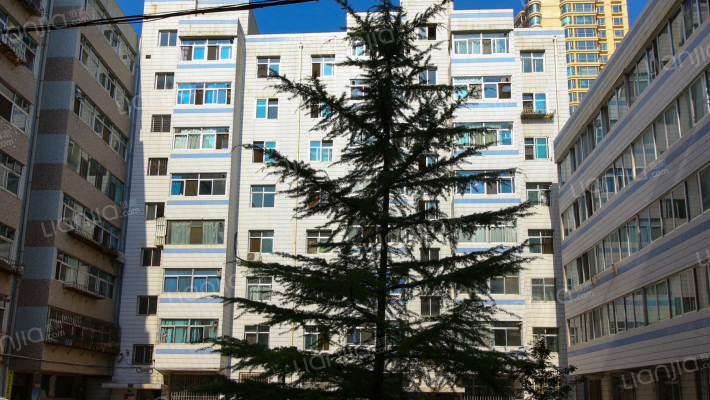 盐锅峡电厂住宅区外景图