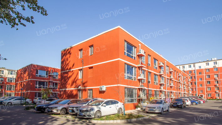 红星养鸡场宿舍楼外景图