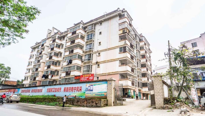 江南公路局槎路职工住宅楼外景图