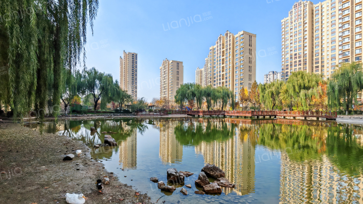 建投御湖园外景图