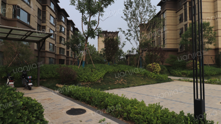 上锦竹园外景图